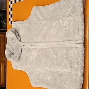 Croft & Barrow Women's Vest, Size XL, Light Gray/Silver